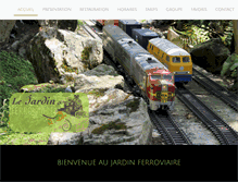 Tablet Screenshot of jardin-ferroviaire.com